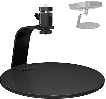 Desktop Mini Projector Stand, 360° Rotation Adjustable Projector Stand, Portable Small Projector Mount, Adjustable Angle Tilt Projector Shelf, Compatible with XGIMI, Epson, Nebula, VANKYO, YABER