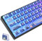 Polar Region ASA Custom keycaps ，118 Keys Double-Shot Key Cap Set for Cherry/Gateron MX switches 60 Percent / 64/61 Gaming Mechanical Keyboard(Polar Region Blue)