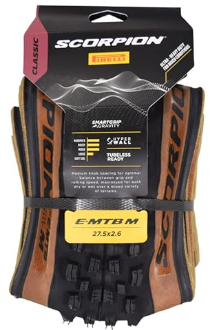 Pirelli Unisex – Erwachsene Scorpion E-MTB M Fahrradreifen, Classic, 27.5 x 2.6