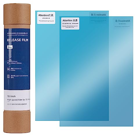 ANYCUBIC 10,1 Inch 2 PCS FEP Film Zubehör für 3D Drucker Ersatzteile, FEP Film für LCD 3D Drucker Photon Mono M5s, Photon Mono M5s Pro, M7 Pro, M7
