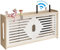 PPGE Home Wand WLAN-Router Aufbewahrungsbox WiFi-Rack: Dekorative Wandmontage Ablagefläche, Platzsparende Lösung für Router, Kabel und Kleingeräte
