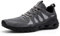 WateLves Laufschuhe Herren Damen Turnschuhe Atmungsaktiv Sportschuhe Leichtgewichts rutschfeste Walkingschuhe (101 grau, 42EU)