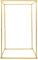 SOLOCJNL 5,9 Ft Gold Hochzeit Bogen Stand, Metall Ballon Bogen Stand Quadratischen Garten Bogen Garten Spalier Bogen Für Hochzeit Zeremonie Party Event-Dekoration