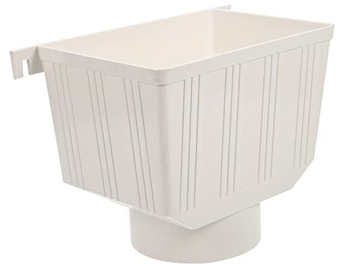 Veemoon Drain Pipe Connector for Gutter Downspout Water Downspout Adapter for Collecting Rainwater Outdoor Gutter Drainage Spout Connector for Rainwater Collection