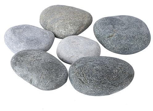 HEMOTON 6St Bemalte Steine ​​zeichnen natürliche Felsen und Steine Kieselsteinkunst Wohnkultur weihnachtsdeko Kinderzeichnung bemalte Steine handbemalte Steine Wassermühle bemalter Stein