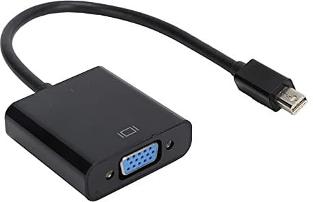 Plyisty Adaptador Mini DisplayPort a VGA, Adaptador Macho a Hembra, Adaptador Mini DP a VGA para ThinkPad y Otros Dispositivos con Interfaz Mini DP