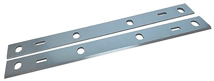 210 x 22 x 1,8 mm Hobelmesser, passend for ATIKA ADH 204 TYP1, FEIDER F1120RD 210 mm 8 Zoll HSS Hobelmesser 2 Stück