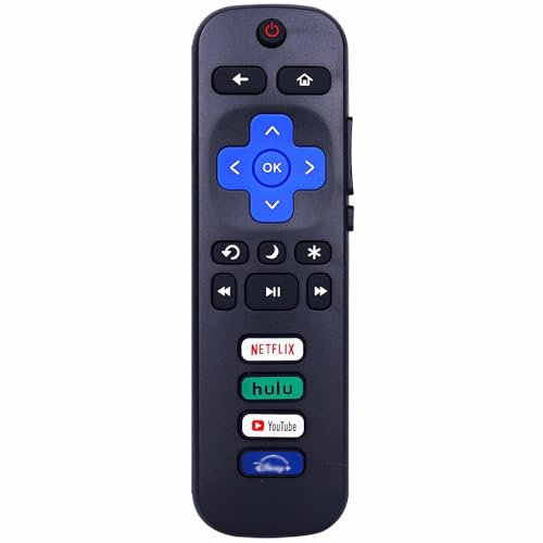 Leankle Remote Controller for All TCL Roku Smart TVs, Compatible with 40S325, 43S325, 50S425, 65S425, 32S350R, 40S350R, 43S350R, 43S435, 50S435, 55S435, 65S435 etc.
