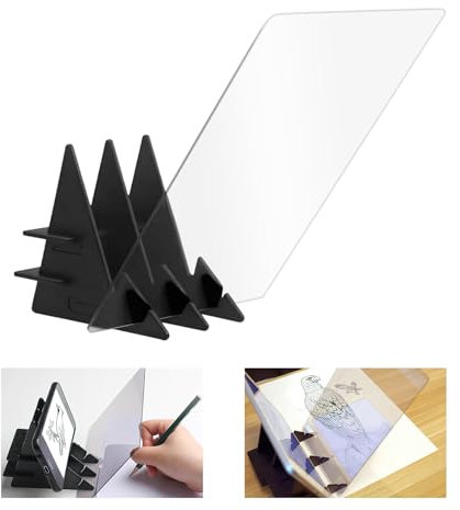 Optical Drawing Board Drawing Projector Portable Waterproof Tracing Board Optical Painting Image Reflection Table Projection Sketch Lens Wizard Copy Painting Board Art Plotter Drawing Aid Sketching