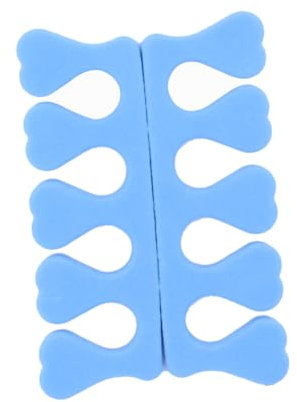 FOMIYES 2pcs Random Color Sponge Nail Toe Separators for Manicure and Pedicure Tools Soft Foam Finger and Toe Spacers for Nail Art and Beauty