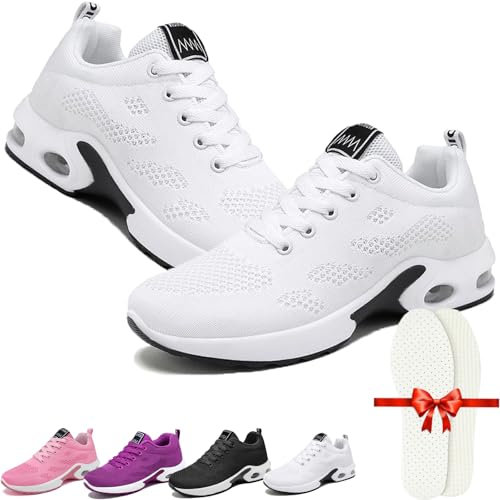 GXHNB Orthocare Schuhe Damen, Orthocare OrthopäDische, Komfort, Ergonomische Schmerzlinderungs-Herren (42,Weiß)