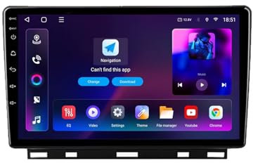 Android 13 2 DIN Car Radio Stereo para Renault Clio 5 Lutecia 2019-2021 9 Pulgadas Autoradio con WiFi GPS Rear View Camera RDS FM BT DVR SWC Ventilador de refrigeración(2+32G)