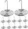 ULTECHNOVO 20Piezas Coladores Inoxidable Tetera de Filtros de Duraderos y Fáciles de Limpiar Accesorios de Cocina Infusiones Caseras