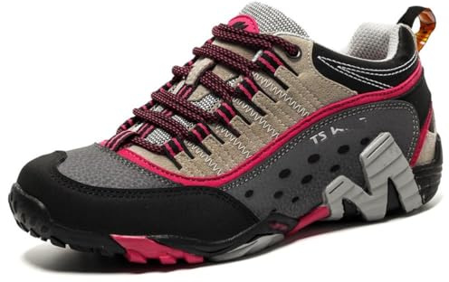 Leichte wasserdichte Wanderstiefel, Atmungsaktive rutschfeste Wanderschuhe, Paar-Stil Schnürdesign, Fahrrad-Offroad-Backpacking-Reise-Sportschuhe