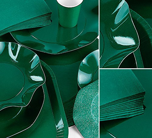 italy party 10 Piani Verde Scuro Ceramica Tinta Unita Piatto