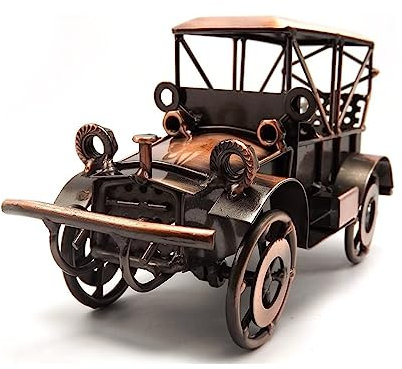 Tipmant Bronze Old Vingtage Car Toys Vechile Collectable Model Cars Gifts