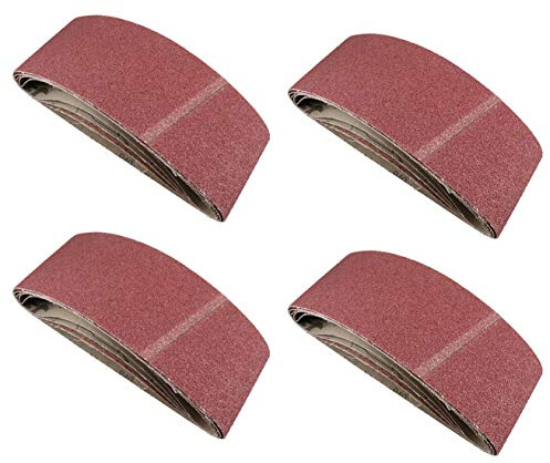 Belt Power Finger File Sander Abrasive Sanding Belts 610mm x 100mm 40 Grit 20 PK