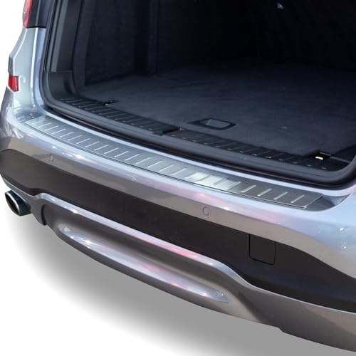 Travall Ladekantenschutz Kofferraum für BMW X3 (2014-2017) Selbstklebend Kratzschutz 100% Perfekte Passform Stoßstangenschutz, Einfache Montage Schwarzer ABS-Kunststoff für den Kofferraum Ladekant