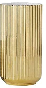 Lyngby Porcelæn Vase H20.5 cm Lyngby Designklassiker Zeitloses Design, Metallics