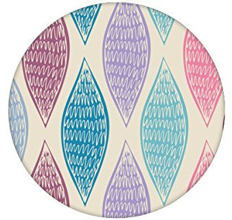Lila, moderne Designer TapeteRegenbogen Waben mit bunten Farben passt zu Farrow and Ball Farben- Vliestapete Grafisch - zeitlose GMM Design Dekor für schöne Räume (H: 3m B: 46,5cm)