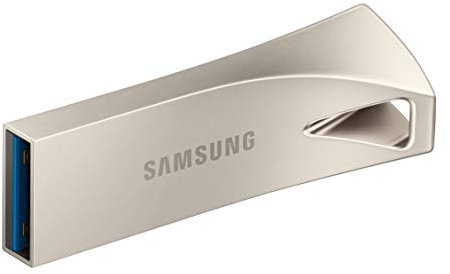 SAMSUNG Bar Plus, 32 GB, USB Tipo A, 3.2 GEN 1 (3.1 GEN 1), 300 MB/S, Sin TAPA, Plata