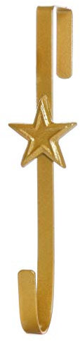 Wreath Hanger Star Design Christmas Advent Wreath Front Door Hook - L29cm