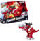 Power Rangers Battle Attackers Dino Fury T-Rex Champion Zord elektronische Action-Figur für Kids ab 4 Jahren mit Lichtern und Geräuschen, Enthält: 1 Figur und Anleitung.