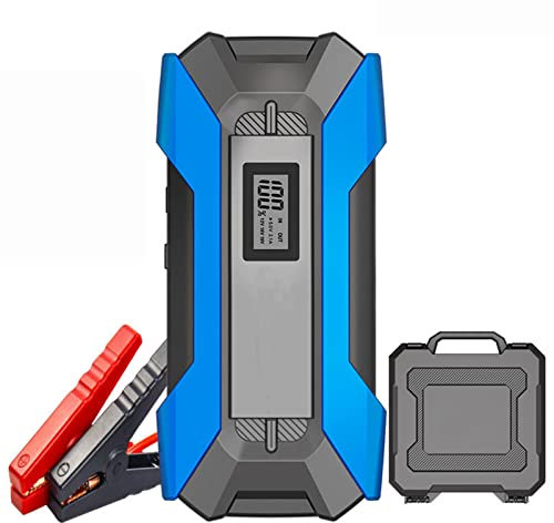 Avviatore Batteria Auto,2000A 15000mAh Avviatore Emergenza per Auto/Moto 12V Portatile Jump Starter Alimentatore Mobile con Doppia Porta USB,Basic,175x83x42mm