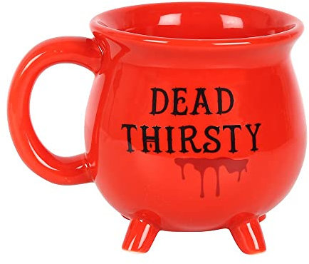Pacific Giftware Something Different UK Cauldron Mug Red Dead Thirsty Cup Vampire Halloween