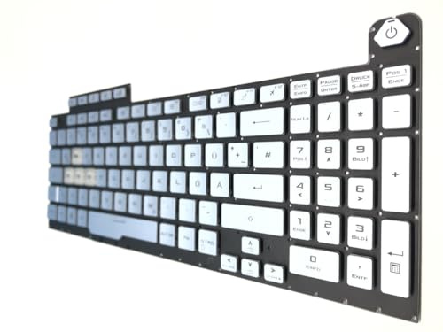 T-ProTek DEUTSCHE - Silber Tastatur Keyboard Beleuchtung kompatibel für Asus ROG Strix G G731GV-EV094