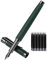 BOCIYER Luxury Fountain Pen Set,Medium Nib,Includes 10 Ink Cartridges&Ink Converter,Best Pen Gift Case for Men & Women,Office,Calligraphy, Journaling,Fancy pen-Green