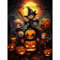 Rheskbecy Halloween Diamond Painting Set für Kinder,DIY 5D diamant painting Halloween bilder für Erwachsene,Home Wall Decor 30x40cm