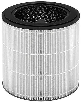 PHILIPS Air Filter, Activated Carbon, White/Black