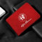 Portafoglio Porta Carte di Registrazione e assicurazione Auto, per Alfa Romeo Alfetta Stelvio Giulia 164 155 145 146 156 166 147 159 Pacchetto Carte patente di Guida in Pelle,Red