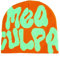 Taowave MEA Culpa Damen-Beanie-Mütze, Y2K-Strickmütze, Strickmütze, grau-blau, Orarge, S