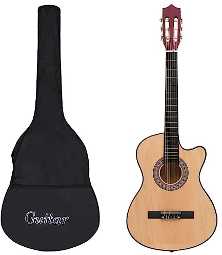 Questo articolo - 12 pz chitarra acustica western cutaway set con 6 corde 38-Nice