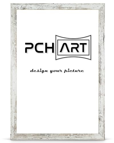PCH[art] Bilderrahmen 'New Alaya - Wood Optics' | Holz-Farbe: Vintage | Größe: 61x91,5 | eleganter Frame für Ihre Fotos und Motive
