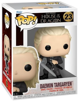 Funko POP! TV: House of the Dragon - Daemon Targaryen | Offizielles Fantasy Merch - Vinyl Sammelfigur als Regal Deko - Geschenkidee zum Geburtstag für Fans und Sammler