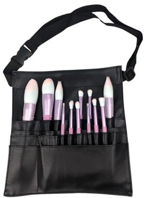 Borsa per pennelli da trucco,Make Up Pennello Organizer, Borsa trucco Beauty Case, Porta Pennelli Make Up da Viaggio Con Cintura regolable