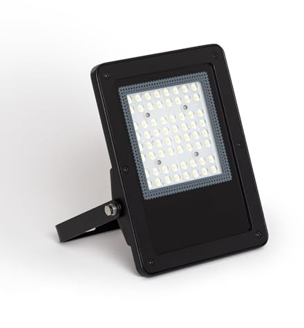 LEDKIA LED- Fluter 50W Dimmbar TRIAC 170 lm/W IP65 ELEGANCE Slim PRO Schwar