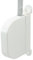 IdeaGenesis - Recogedor Plegable de persiana Enrollable de Exterior - Enrollador abatible con Cinta para fijación en Pared o Marco Ventana - Sistema Universal (Blanco Cinta pintas, Cinta 20mm)
