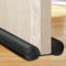 HKillua Under Door Draught Excluder, Double Side Draught Excluder for Bottom of Doors Under Door Seal Reduce Noise Draft Excluder Cushion, Black