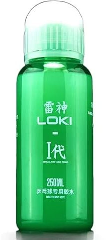 LOKI 250ml Professional Table Tennis Glue with Brush, Organic Ping Pong Rubber Adhesive Booster, Ping Pong Rubber Sponge Glue