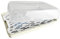 Rectangle Cake Box Storage Carrier With Cooling Insert Plastic Food Cover Cupcakes Baking Brithday Cake Ventilation Tray (Beige)