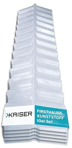 KAISER plastic® Cubierta para tejado de plástico corrugado, resistente a la intemperie, 76/18 – 30 x 98,5 cm, 5 unidades