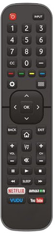 Universal for All Hisense-TV-Remote Compatible with All Hisense 4K LED HD UHD Smart TVs - Not for fire & roku TV
