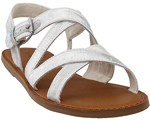 TOMS Damen 10013309 Geschlossene Sandalen, Silber (Silver 000)