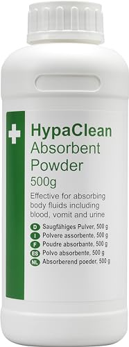 Safety First Aid Group HypaClean Absorbent Powder, 500 g | for Clean-Up of Spills