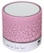 Portable Mini Wireless Bluetooth Speaker - Speaker with LED, Stereo Sound, Small Bluetooth Speaker for IPhone/IPad//Andriod/Sansung/Tablet (Pink)