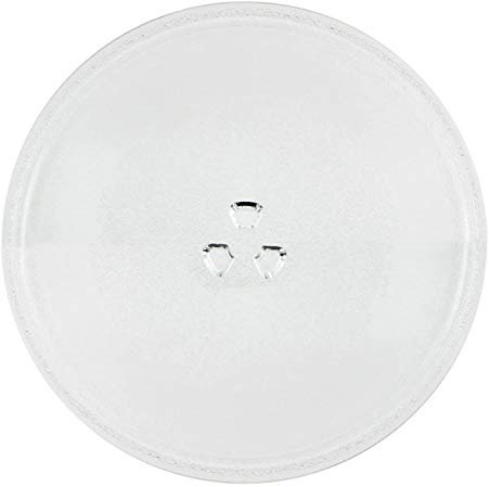 SPARES2GO Glass Turntable Plate for Samsung Microwave (255mm / 10?)